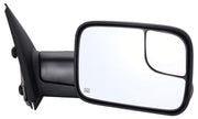 ZAPOSTS passenger mirror front view showing full housing and glass for direct-fit replacement