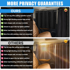 ZATOOTO rear curtain covering back window for full blackout privacy
