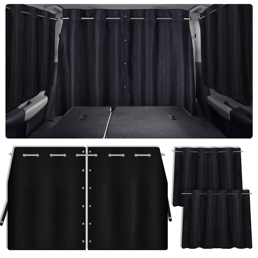 ZATOOTO front curtain installed showing privacy and sun rejection