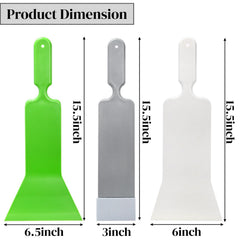 ZAVOOS close-up of soft rubber squeegee edge for scratch-free smoothing