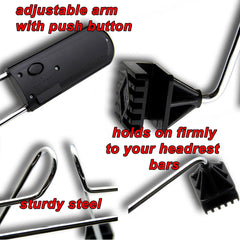 Zento Deals adjustable arms expanded to secure larger coats and bags