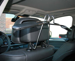 Zento Deals holding suit and jacket in car to prevent wrinkles