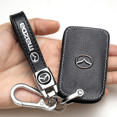 ZERAL case beside keys showing scale and secure metal keyring attachment