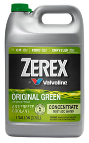 Zerex front label showing product name and volume benefits