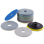ZFE front packaging showing 15-piece 5-inch diamond pads kit with benefits