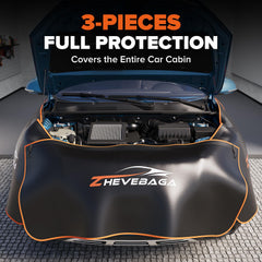 Zhevebaga magnet and reinforced hook securing cover for stable work benefit