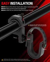 ZHILXN reinforced rubber straps with multiple locking holes benefit