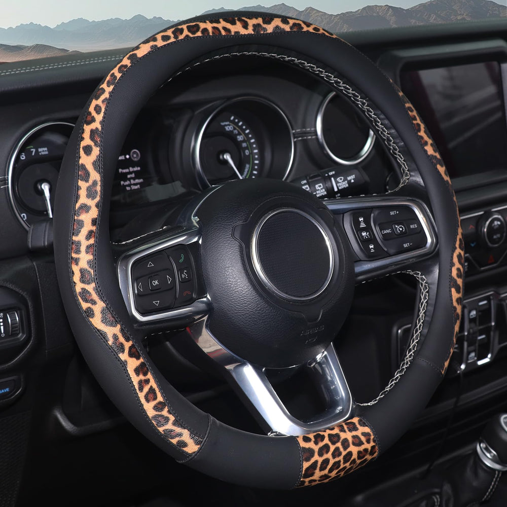 ZHOL leopard front view showing cheetah pattern and secure fit benefit