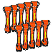 ZHSX safety hammer front view showing bright handle and head for quick access