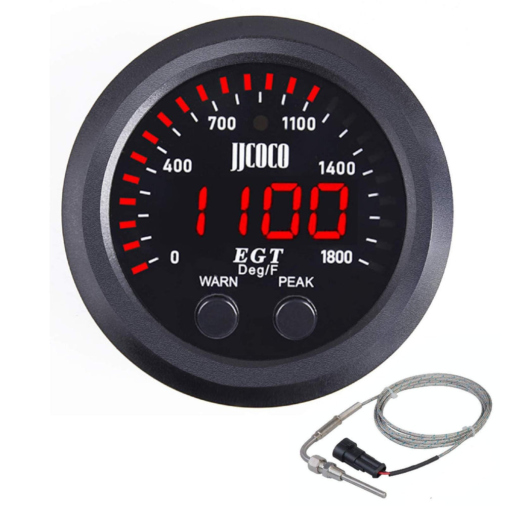 ZHSYMX front view of EGT gauge showing clear digital readout for fast monitoring