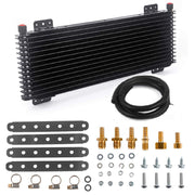 ZHSYMX front view of cooler showing black finish and robust core for durability