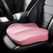 ZHUANXUA front view of booster cushion showing sleek profile and improved seating