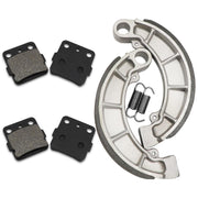ZICOO front brake pads packaging showing complete kit and fitment benefits