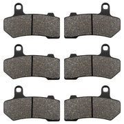 ZICOO front and rear packaging showing complete brake pad kit benefit quick replacement