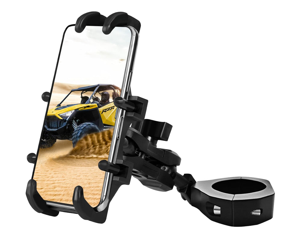 ZIDIYORUO front view mounted on roll bar showing secure fit and stability