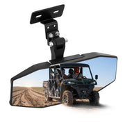 ZIDIYORUO front view mounted mirror showing wide rear visibility benefit