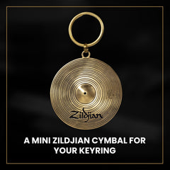 Zildjian close-up of cymbal rim texture showing craftsmanship and premium look