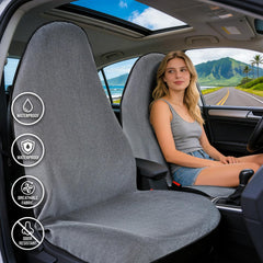 ZIMABLUE close-up terry microfiber texture offering soft comfortable absorbency