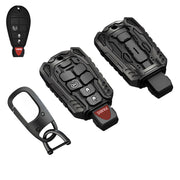 Zincflag front view of key fob cover showing sleek metal finish and premium look