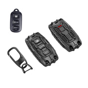 Zincflag front view of key fob cover showing sleek finished look and protection