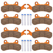ZINGER front packaging showing full brake pad kit and fitment list, clear identification benefit