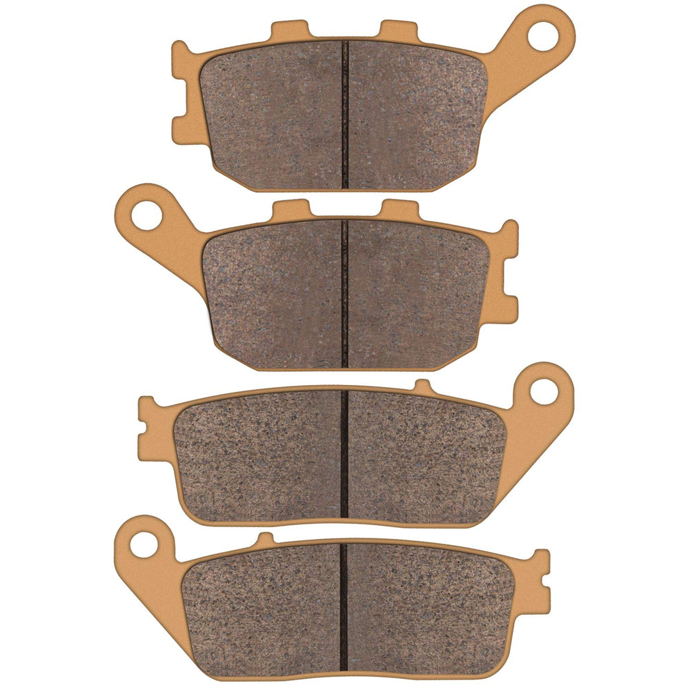 ZINGER front brake pads packaging showing fitment and benefits