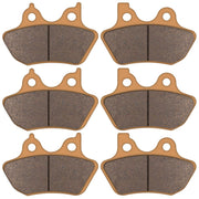 Zinger front brake pads showing correct fit and durable braking