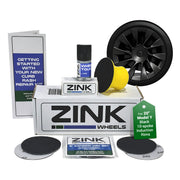 Zink Wheels front packaging showing kit contents and model compatibility benefit