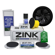 Zink Wheels front packaging showing kit contents and clear labeling for quick repairs