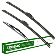 ZIXMMO front view of packaged 3-blade kit showing sizes and fitment benefits
