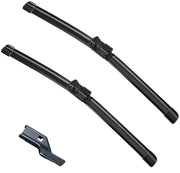 ZIXMMO front packaging showing two-blade replacement set and vehicle fitment