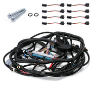 ZJTBLL harness front assembly showing organized connectors and fast install benefit