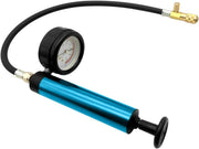 ZKTOOL front view showing pump, gauge and adapters for quick diagnosis