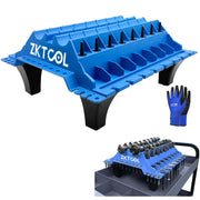 ZKTOOL front view of organizer tray showing orderly compartments and easy access benefit