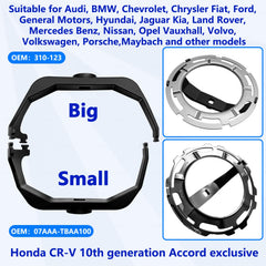 ZKTOOL engaged on Honda CRV fuel ring demonstrating safe, controlled removal