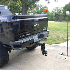 ZLEYECZ poles extended on a trailer improving driver sightlines