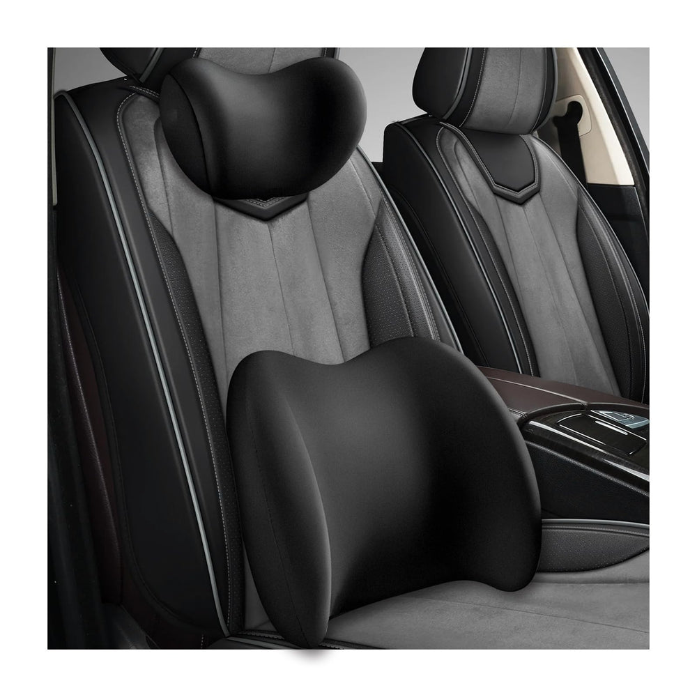 ZNDAW headrest front view showing ergonomic support and improved neck comfort