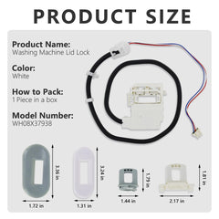 ZNTVW latch assembly in hand to show scale and simple replacement ease benefit