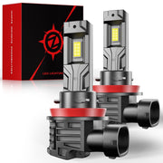 ZONBEAM front view of two bulbs showing compact design and easy swap
