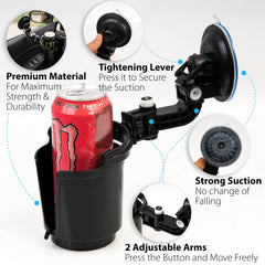 ZONETECH cup cradle detail showing expandable fit for multiple cups