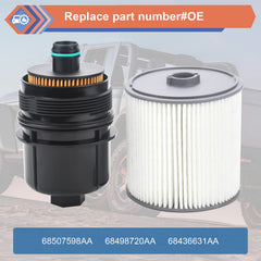 ZONFANT fuel filter element close-up highlighting filtration efficiency benefit