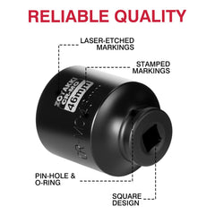 zoyakki side profile highlighting deep-well length for recessed axle nuts advantage