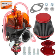 zozoye VM22 carburetor front view showing machined finish and reliable fit