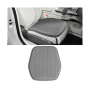 Zpana front view gray gel cushion showing compact cooling design and seat protection