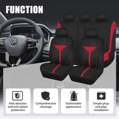 Zpana rear seat installed view showing full coverage and comfort