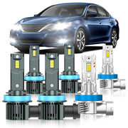 ZSTOPCL front packaging showing six H11 bulbs and compatibility list for convenience