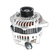 ZuneXino alternator front view showing mounting points and all-fit design benefit