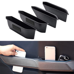 Zuwok front view of 4-piece door pocket set showing complete kit and benefits