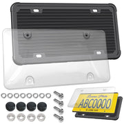 ZXFOOG front view clear plate cover showing protection and full visibility