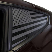 Zxiaochun front view of vinyl American flag decal showing bold design and fit